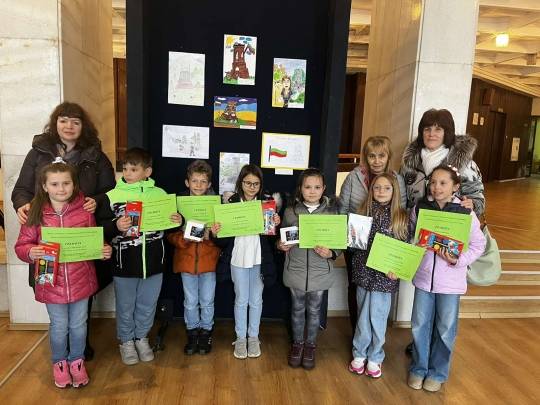Поздравления за отличените дриновски таланти в Общинския ученически конкурс „България-късче от рая“